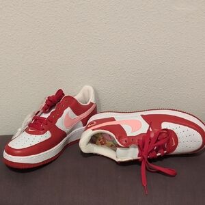 Nike Red and White Women's Sneakers
